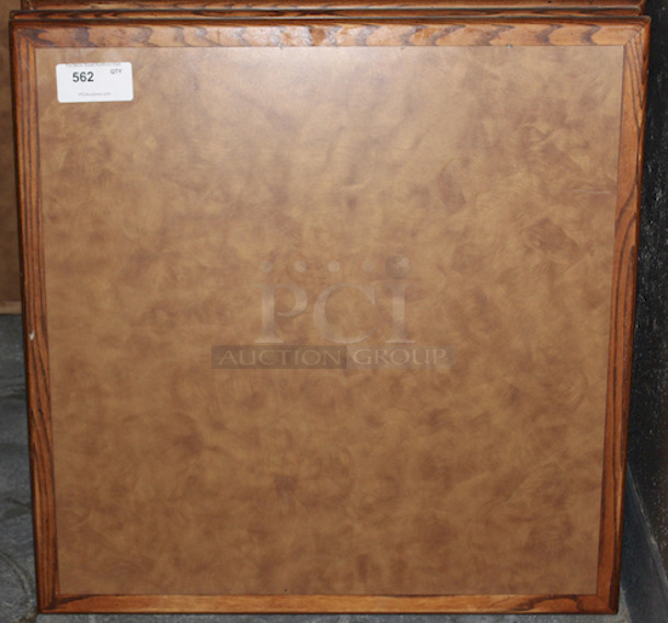 BEAUTIFUL! Square Wood Tabletop.  
34x34
 - Image 1 of 1