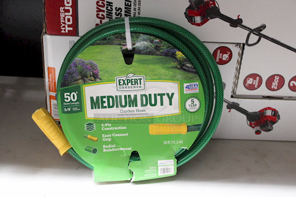 DON'T PASS THIS BY!! Coleman Tank Top ATV SADDLE BAG, Craftsman 12amp Handheld Blower, Hyper Tough 2-CYCLE 16-INCH Grass Trimmer, EXPERT GARDENER MEDIUM DUTY Garden Hose - 50’ Length, BLACKSTONE NATURAL GAS CONVERSION KIT. 5x Your Bid. - Image 3 of 5