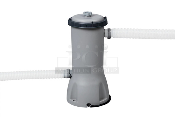 NEW! IN THE BOX! Coleman Pool - 16’x10’ Power Steel Frame Pool Set. Contents: 1 pool, 1 filter pump (compatible with Type III cartridge), 1 ladder. 16ft x 10ft x 48in.  - Image 4 of 6