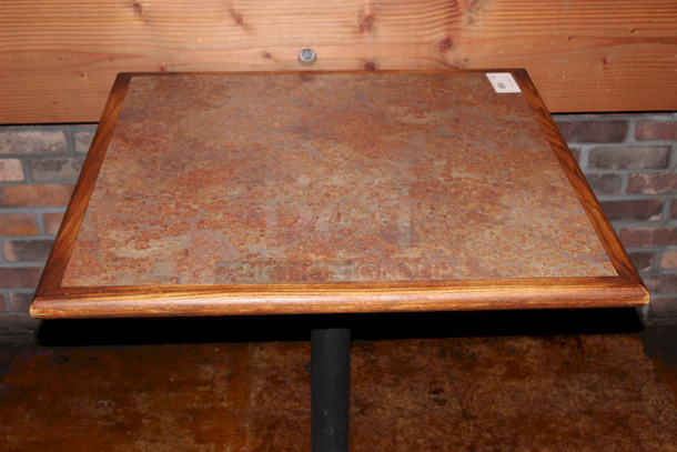 AMAZING! Wood Table With Base.
34x34x30 - Image 5 of 8