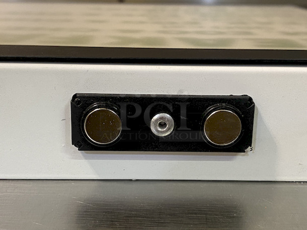 NICE! Magnetic Menu Board. Easily Attach This Board to Any Magnietic Surface Using Magnets On Top off The Menu Board. Easily Change Out Menus By Removing The Magnetic Outside Boarder. 

24-3/4x9 - Image 2 of 5