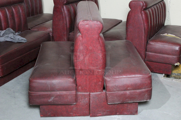 MASSIVE LOT!! Cushioned Booth Seating. 
Each Piece is 50x48x40
6x Your Bid - Image 2 of 8