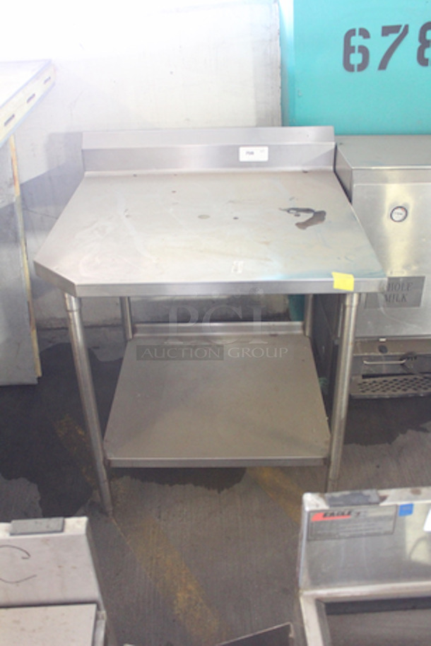 VERY NICE! Stainless Steel Under-Bar Equipment Stand With Under-Shelf, approximately 24x36x40