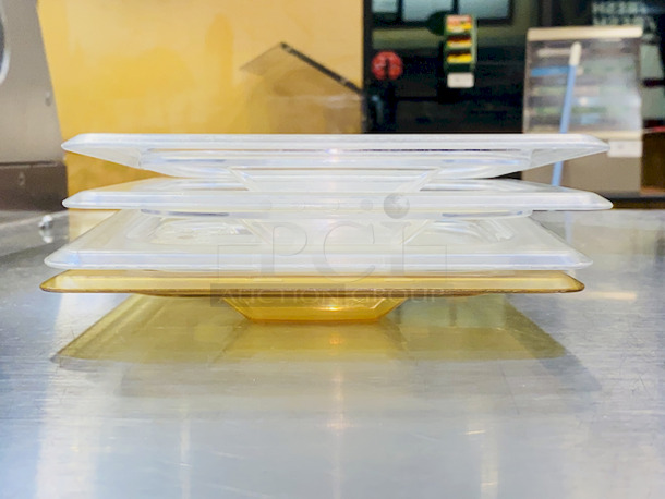 Set of 4 Cambro Solid 1/6 Pan Lids. 

4x Your Bid - Image 2 of 3