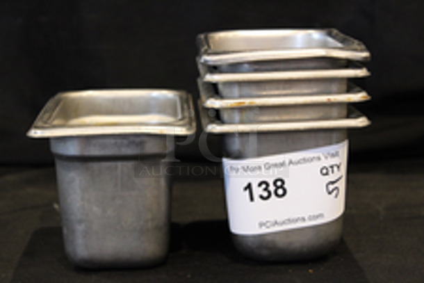 Vollrath Stainless 1/9 Pans, 4” Deep
4-1/4x6-1/4x4
5x Your Bid
 - Image 5 of 5