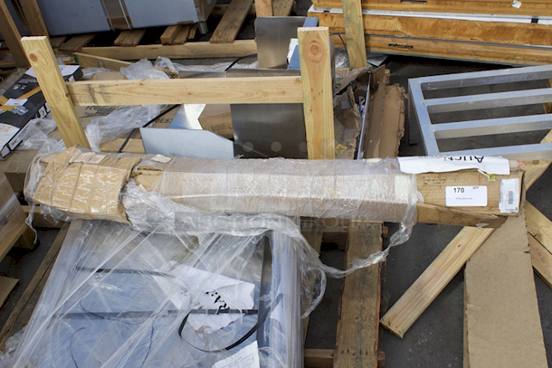 BRAND NEW SCRATCH & DENT! Bulman T375-48 48" Twin Tower 8 Roll Paper Rack - Still In Packaging  - Image 3 of 3