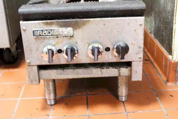  Radiance TASP-18S-D Stock Pot Range (2) 3-Ring Burners 158K BTU, Natural Gas. In Working Order. 18x41-1/2x18 - Image 2 of 5
