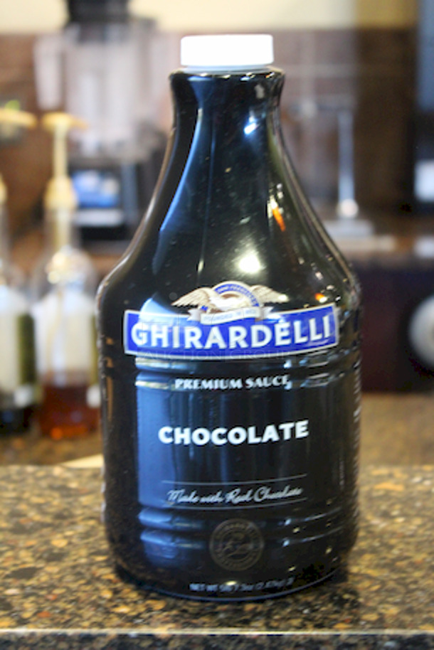 AWESOME! Ghirardelli 5lb 10oz Bottles of Chocolate Sauce. 3x Your Bid