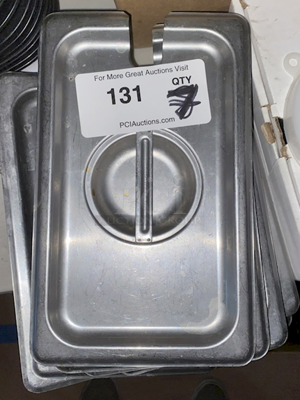 AWESOME! Slotted ¼ Pan Lids. 7x Your Bid