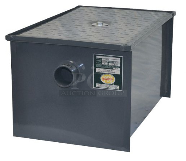BRAND NEW IN BOX! GT-8 Commercial 8 Pound Capacity Grease Trap. Gallery Picture Used Is a Stock Picture