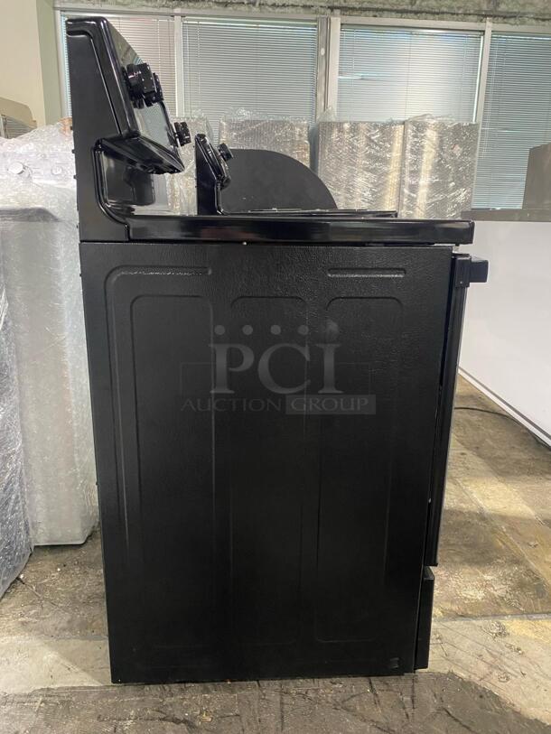 Brand New 30 Inch Electric Range with 4 Heating Elements, 5.3 cu. ft. Oven Capacity, Storage Drawer, Ceramic Glass Cooktop, Dual-element Bake, Delay Bake, Power Boil Element, and UL Listed: Black


 - Image 4 of 6