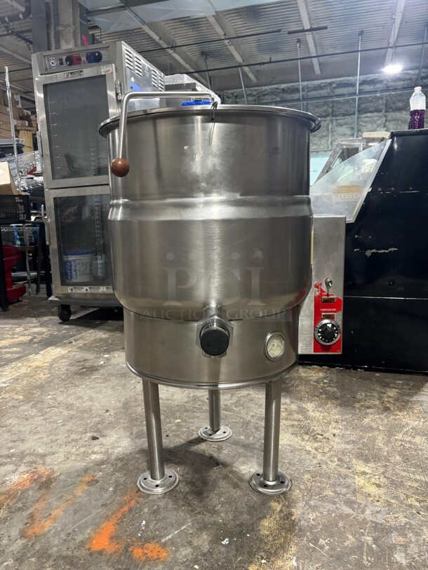 Crown Steam EL-20 20 gal. Steam Kettle - Stationary, 2/3 Jacket, 208v/3ph
 - Image 5 of 5