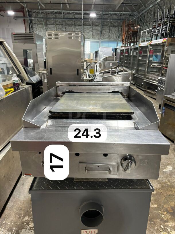 Southbend P24N-PP 24" Gas Heavy Duty Range w/ Plancha Griddle, Modular Base, 32.000 BTU
 - Image 7 of 8