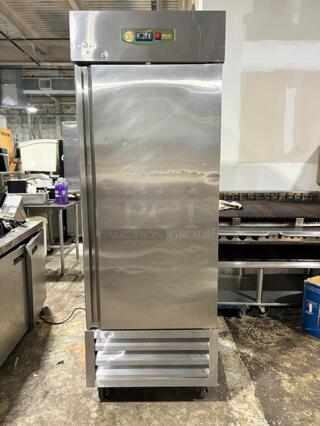 Stainless Steal Migali G3 One Door Reach-In Refrigerator
