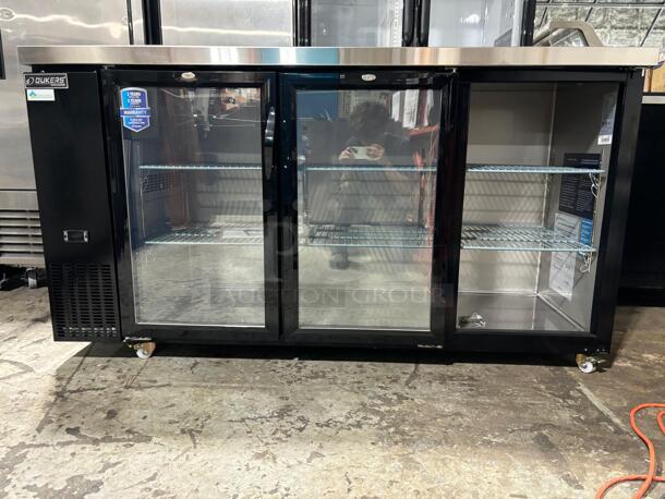 Brand New scratch & dent Dukers DBB72-H3 3-Door Bar and Beverage Cooler (Hinge Doors) - Image 1 of 5