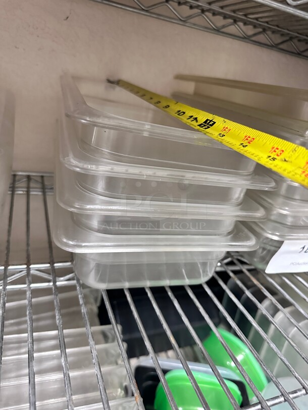 Commercial Plastic 1/6 Size Container NSF - Image 6 of 7