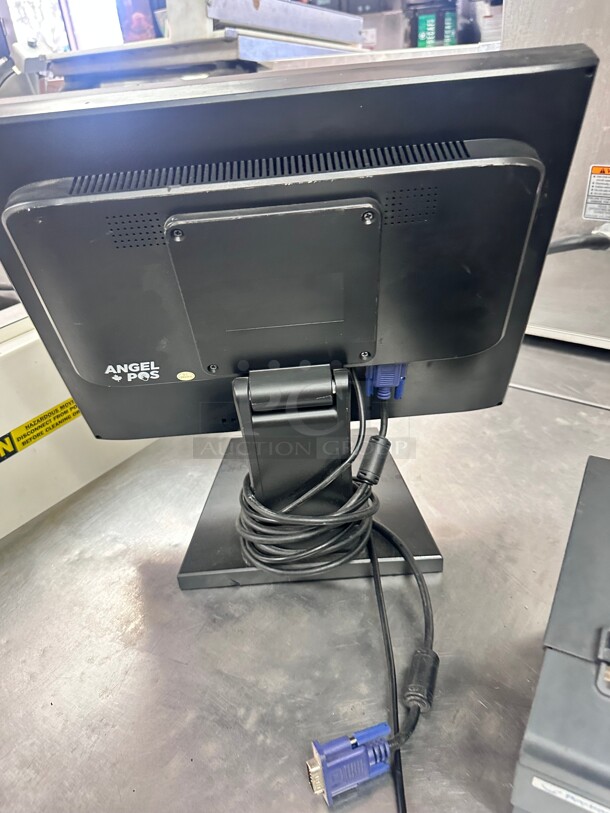 ANGEL POS 15" Touch Screen LED TouchScreen Monitor Retail Kiosk Restaurant Bar 115 Volt Tested and Working! - Image 4 of 5