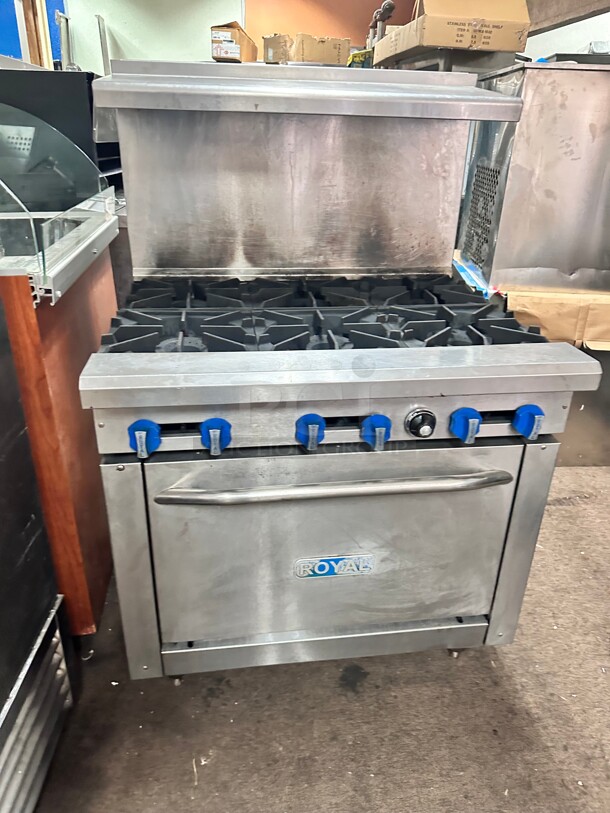Fully Refurbished Royal Range RR-6 - Restaurant Range, gas, 36 inch, (6) burners, standard oven Working - Image 7 of 8