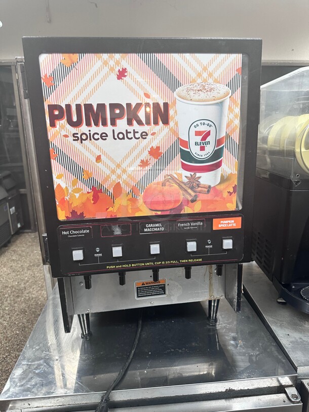 Bunn FMD-5 Fresh Mix Hot Powdered Drink Machine, 3 Hoppers, Cafe Display, 120v Working - Image 3 of 7