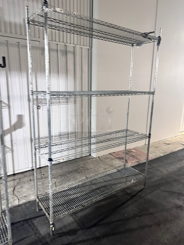 Commercial 48 inch Stainless Wire Rack NSF - Image 3 of 6