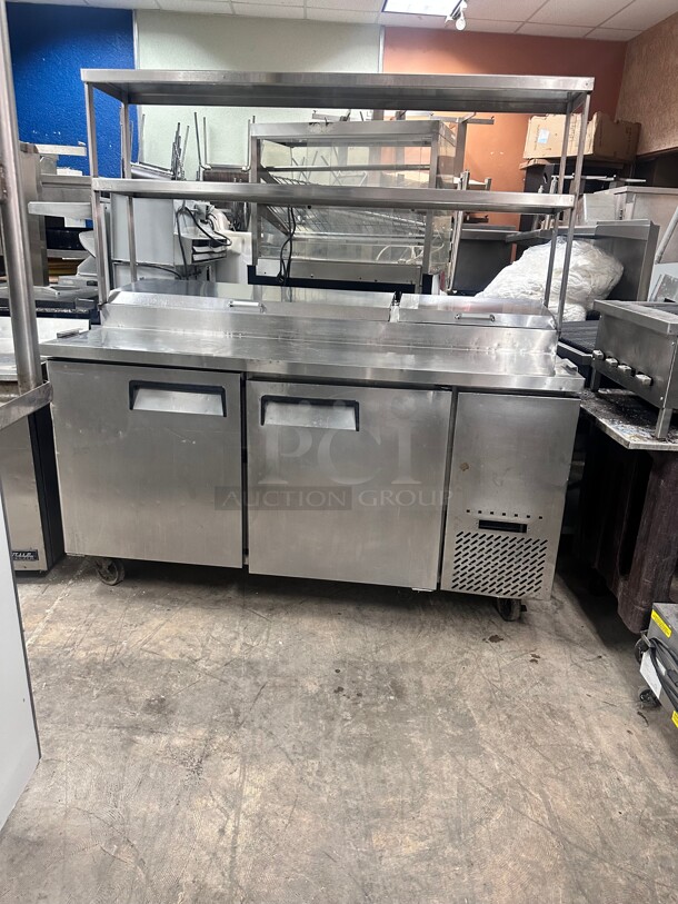 Migali C-PP67-HC 67" Competitor Series® Pizza Prep Table w/ Refrigerated Base, 115v Tested and Working - Image 4 of 6