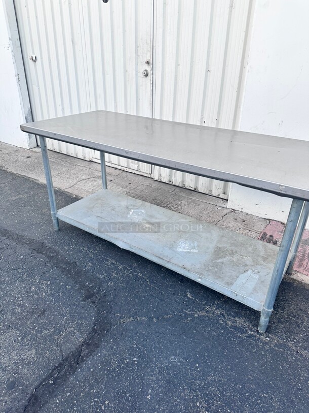 Commercial 60 inch Stainless Steel Work Table With Under Shelve NSF - Image 6 of 7