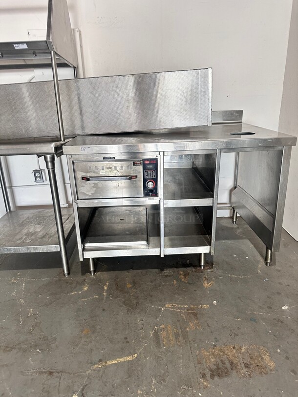 Commercial Stainless Steel Table with  Warmer Drawer 115 Volt
50x36x24 - Image 4 of 8