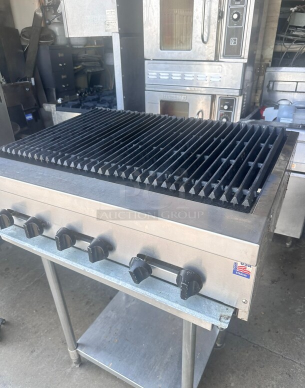 Excellent Stratus 36 inch Radiant Char Broiler Grill Gas SRB-36  - Image 7 of 8