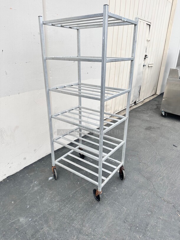 New Age 1251 66 inch H Stationary Can Rack On Casters  - Image 5 of 7