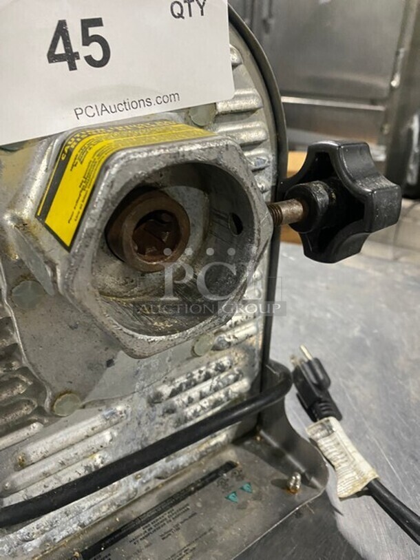Weston Countertop Electric Motor For Meat Grinder/ Meat Grinder Base! All Stainless Steel! Model: 102201W SN: W2207171304 120V - Image 5 of 8