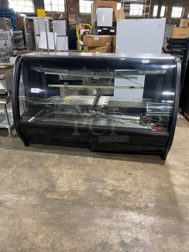 2012 Torrey Commercial Refrigerated Deli/Bakery Display Case Merchandiser! With Curved Front Glass! With Rear Access Doors! Stainless Steel Body! Model: TEM200NULH SN: C12000682 127V! Working When Removed!