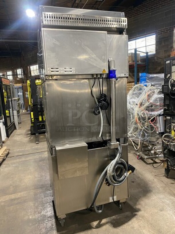 SWEET! LATE MODEL! 2016! Rational Electric Powered White Efficiency Self Cooking Center Double Deck Combi Convection Oven! With Rational Ventless Exhaust System! With View Through Doors! All Stainless Steel! 2x Your Bid Makes One Unit! Model: SCCWE61 SN: E61SH16052516723, SN: E61SH16032505346 208V 60HZ 3 Phase! Working When Removed!  - Image 3 of 11