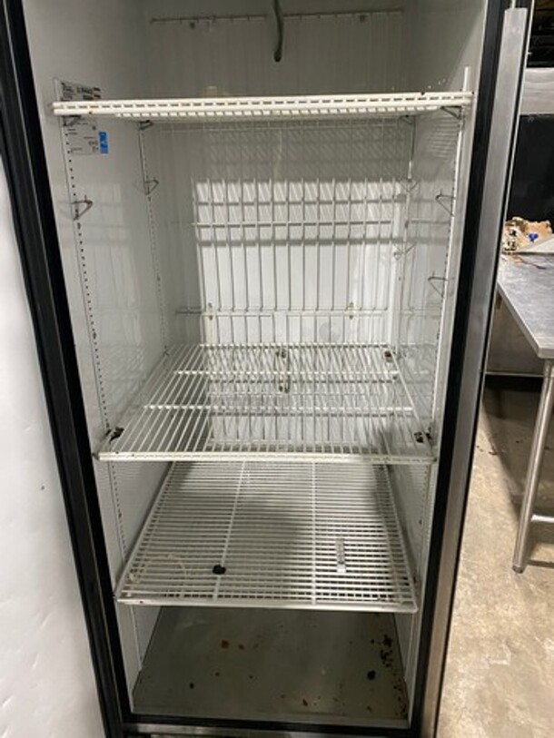 NICE! True Single Door Reach-In Freezer! With Poly Coated Racks! Solid Stainless Steel! Model: T23F SN: 7510251 115V 60HZ 1 Phase - Image 5 of 9