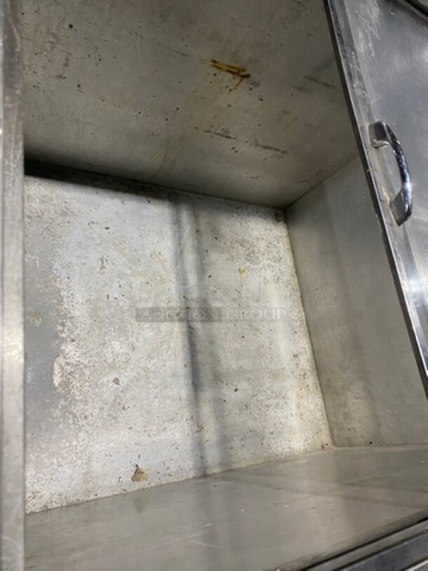 Power Commercial 2 Sliding Door Reach Down Cooler! All Stainless Steel! Model: 1711 SN: 740321 115V 60HZ 1 Phase - Image 5 of 7