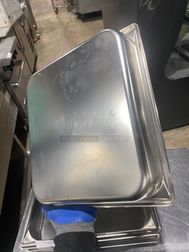 NEW! Commercial Steam Table/ Prep Table Food Pans! All Stainless Steel! 4x Your Bid! - Image 6 of 7