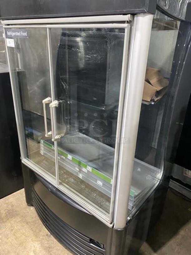 AHT Commercial Refrigerated Open Grab-N-Go Display Case! Neon Interior Lighting! Model: ACXLULLED SN: 29792000025561 208/230V 60HZ 1 Phase! Working When Removed!  - Image 9 of 11
