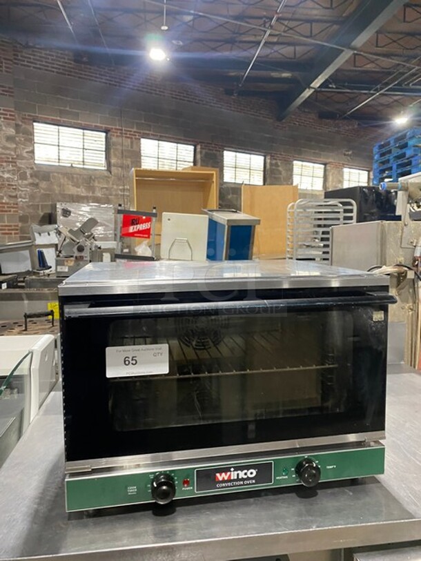 Nice! Winco Commercial Electric Convection Oven! MODEL ECO500 SN: ECO50090001295 120V  - Image 1 of 8