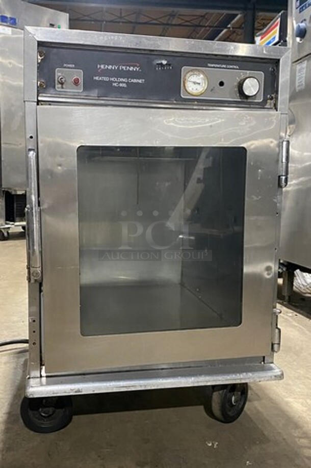 Henny Penny Commercial Under The Counter Heated Holding Cabinet! With View Through Door! All Stainless Steel! On Casters! - Image 1 of 5