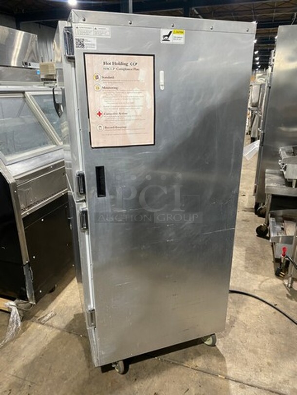Cres Cor Commercial Insulated Warming/Proofing Cabinet! With 2 Half Doors! Holds Full Size Trays! All Stainless Steel! On Casters! Model: H135WUA11 SN: BBGJ4092154 120V 60HZ 1 Phase - Image 2 of 7