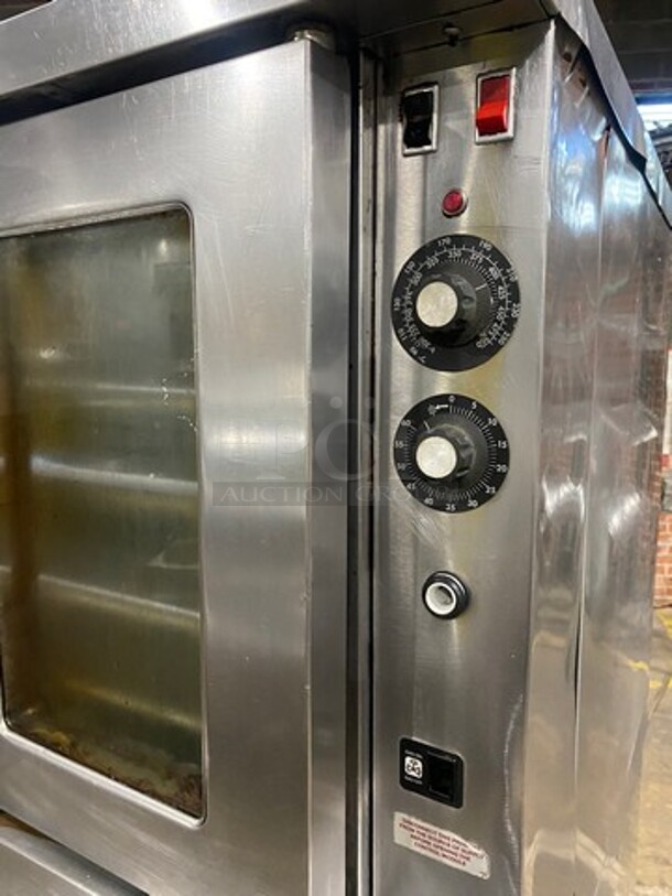 Blodgett Commercial Natural Gas Powered Double Deck Convection Oven! With View Through Doors! Metal Oven Racks! All Stainless Steel! On Casters! 2x Your Bid Makes One Unit! - Image 7 of 10