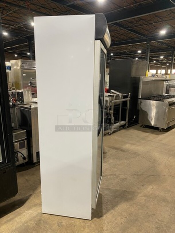 SLK Single Door Reach In Cooler Merchandiser! With View Through Door! Model: 374CANOPY SN: 100001825445 115V - Image 2 of 7