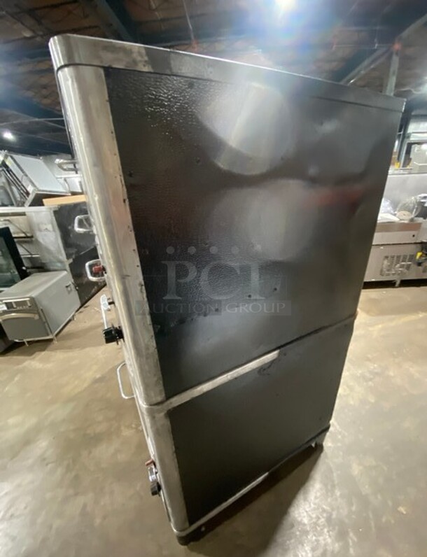 Blodgett Commercial Natural Gas Powered Double Deck Baking/ Pizza Oven! All Stainless Steel! On Legs! 2x Your Bid Makes One Unit! Working When Removed! - Image 2 of 12