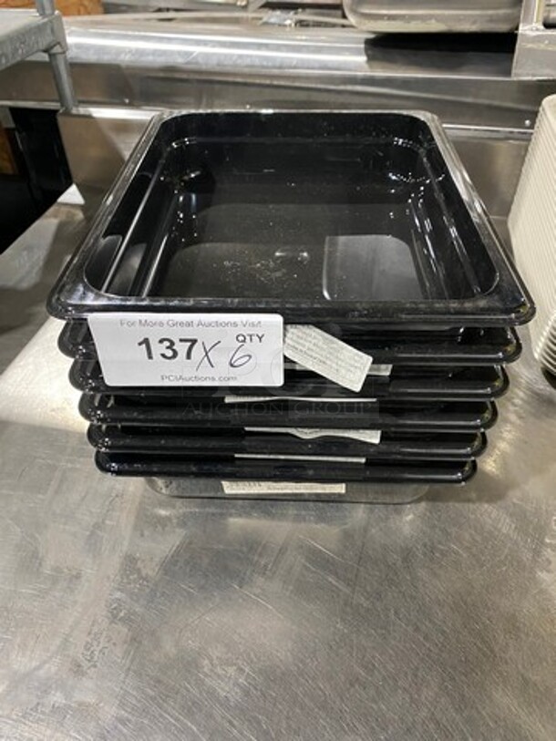 Cambro Black Poly Food Pans! 6x Your Bid! - Image 1 of 5