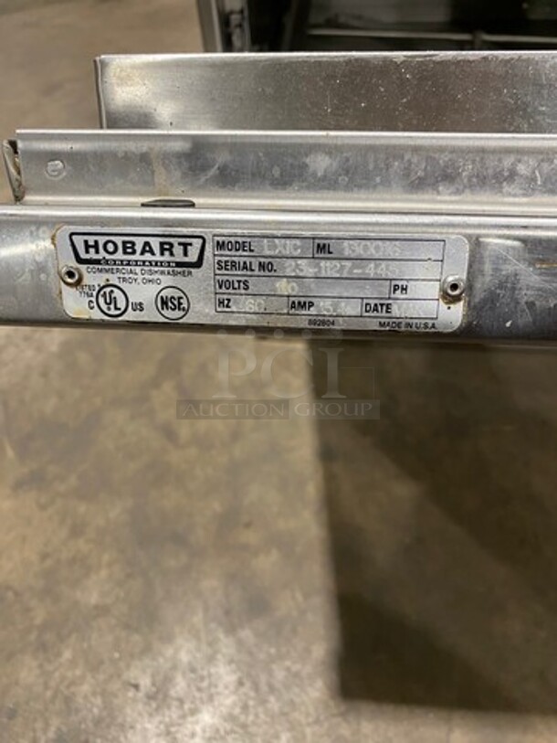 Hobart All Stainless Steel Under Counter Commercial Dishwasher! Model: LXIC SN: 231127445 120V 60HZ 1 Phase - Image 10 of 10