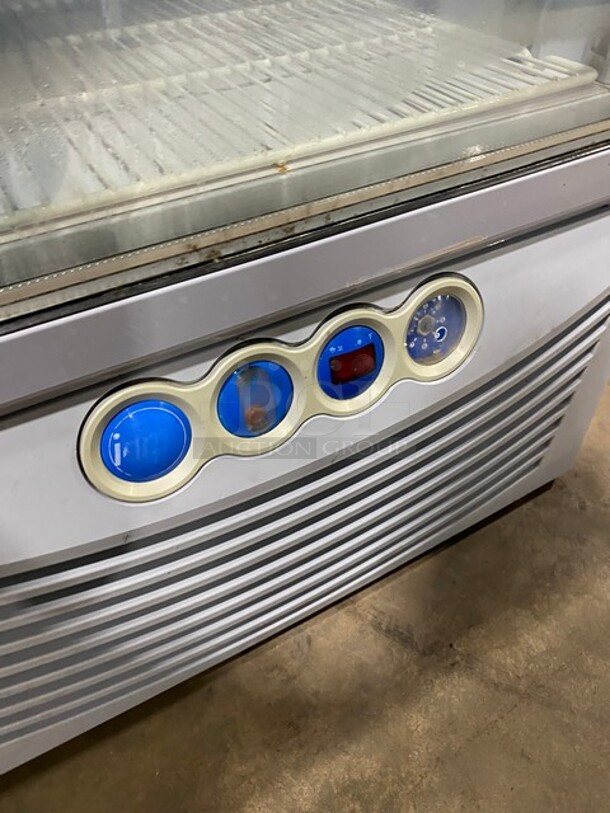 AWESOME! Iarp Commercial Single Door Reach In Ice Cream Merchandiser! With Poly Coated Racks! 110-120V! Model: EIS553 SN: 15FE93319! - Image 8 of 9