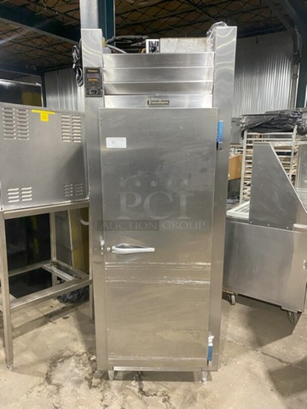 Traulsen One Door Stainless Steel Reach In Cooler! Model RLT132WUT Serial 150858! 115V 1 Phase!  - Image 1 of 10