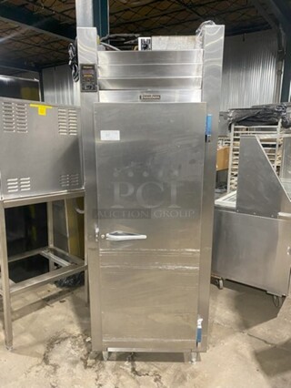 Traulsen One Door Stainless Steel Reach In Cooler! Model RLT132WUT Serial 150858! 115V 1 Phase! 