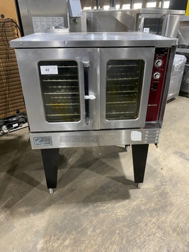 Southbend Natural Gas Powered Single Deck Convection Oven! With View Through Doors! Metal Oven Racks! All Stainless Steel! On Legs! - Image 1 of 7