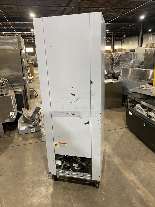 Optimum Single Door Reach in Refrigerator! With Poly Coated Racks! All Stainless Steel! On Commercial Casters! - Image 3 of 9