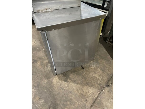 Delfield Commercial 2 Door Refrigerated Lowboy/Worktop Cooler! All Stainless Steel! Model UC4048-Star Serial 1403152001239! 115V 1 Phase! On Casters! - Image 3 of 8
